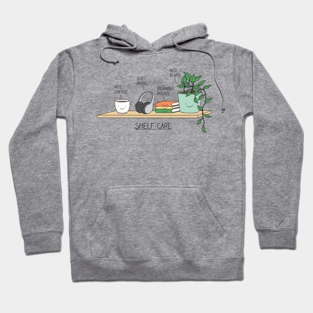 Shelf-care Hoodie by milkyprint